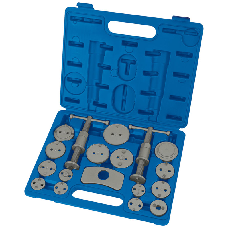 Draper Tools Expert 18 Piece Brake Piston Wind Back Tool Kit Product no: 83716