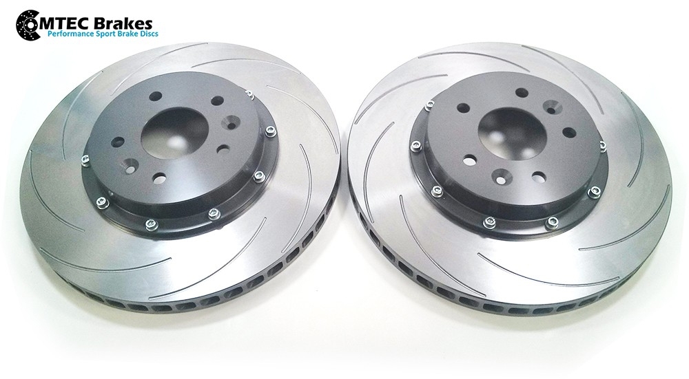 MTEC7009 - 2 Piece front brake disc and aluminium bells