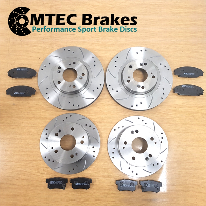 Honda Civic 2.0 Type-R EP3 2000-2005 Front and Rear Brake Discs and Pads