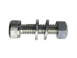 M6 x 25mm bolt, nut and 2 washers