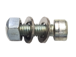 M8 x 25mm bolt, nut and 2 washers