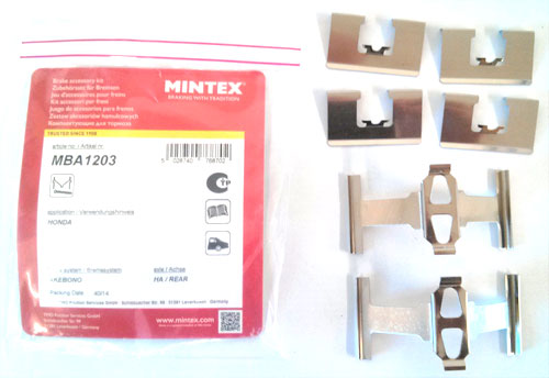MBA1203 Mintex Brake Accessory Kit