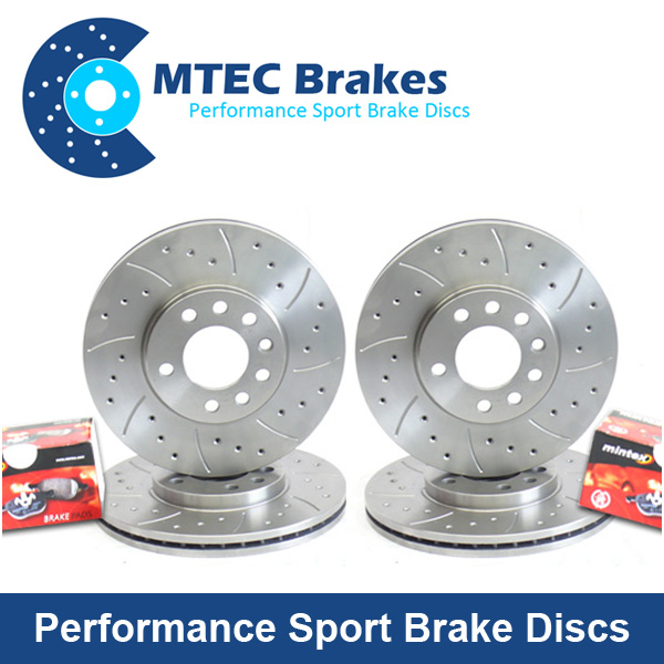 Audi Performance Brake Kit - Front and Rear Performance Brake Discs and Mintex Pads